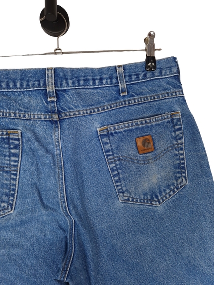 Men's Y2K Carhartt Relaxed Fit Denim Jeans In Blue Size W36 L30 - Picture 5 of 6